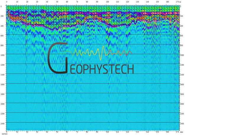 Полученный после обработки разрез